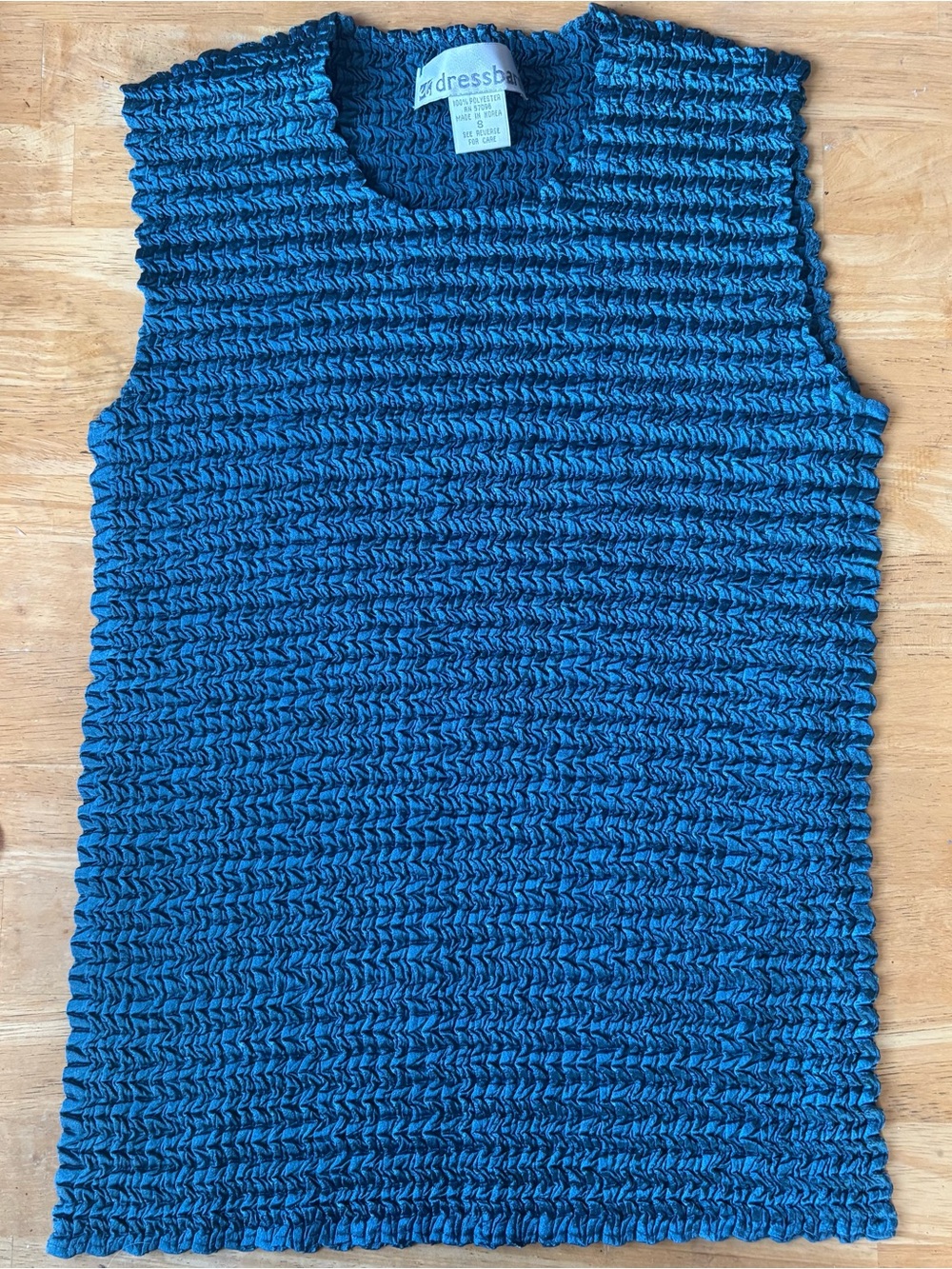 *VINTAGE* Crinkle Texture Tank Top